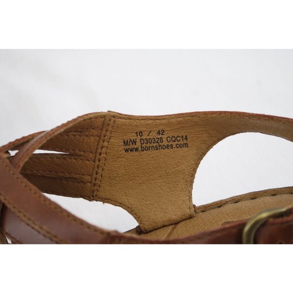 EUC Born 'Valakas' Heels | Sz 10, Rust, Brown Leather - Picture 7 of 9